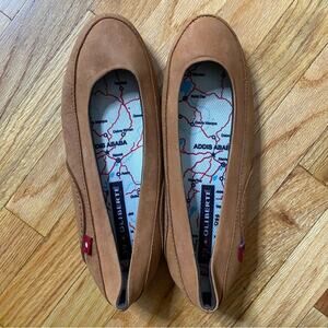 Oliberte Brown Leather Flats Size 39/9